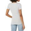 image:imageAmazon Essentials Womens SlimFit ShortSleeve VNeck TShirtWhiteLight Heather Grey
