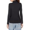 image:imageAmazon Essentials Womens SlimFit Stretchy Layering Long Sleeve Knit Rib Turtleneck Top Available in Plus Size Pack of 2Black