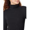 image:imageAmazon Essentials Womens SlimFit Stretchy Layering Long Sleeve Knit Rib Turtleneck Top Available in Plus Size Pack of 2Black