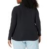 image:imageAmazon Essentials Womens SlimFit Stretchy Layering Long Sleeve Knit Rib Turtleneck Top Available in Plus Size Pack of 2Black