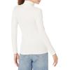 image:imageAmazon Essentials Womens SlimFit Stretchy Layering Long Sleeve Knit Rib Turtleneck Top Available in Plus Size Pack of 2EspressoWhite