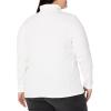 image:imageAmazon Essentials Womens SlimFit Stretchy Layering Long Sleeve Knit Rib Turtleneck Top Available in Plus Size Pack of 2White