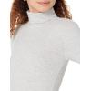 image:imageAmazon Essentials Womens SlimFit Stretchy Layering Long Sleeve Knit Rib Turtleneck Top Available in Plus Size Pack of 2WhiteGrey
