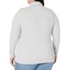 image:imageAmazon Essentials Womens SlimFit Stretchy Layering Long Sleeve Knit Rib Turtleneck Top Available in Plus Size Pack of 2WhiteGrey