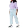 image:imageAmazon Essentials Womens SlimFit Stretchy Layering Long Sleeve Knit Rib Turtleneck Top Available in Plus Size Pack of 2WhitePurple