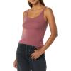 image:imageAmazon Essentials Womens SlimFit Thin Strap Tank TopBlackPlum