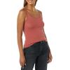 image:imageAmazon Essentials Womens SlimFit Thin Strap Tank TopBrick RedBrown
