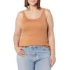 image:imageAmazon Essentials Womens SlimFit Thin Strap Tank TopBrick RedBrown