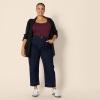 image:imageAmazon Essentials Womens SlimFit Thin Strap Tank TopBurgundyCharcoal Heather