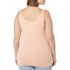 image:imageAmazon Essentials Womens SlimFit Thin Strap Tank TopCoral PinkWhite