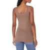 image:imageAmazon Essentials Womens SlimFit Thin Strap Tank TopDark Beige