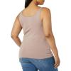 image:imageAmazon Essentials Womens SlimFit Thin Strap Tank TopDark Taupe
