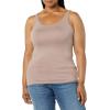 image:imageAmazon Essentials Womens SlimFit Thin Strap Tank TopDark Taupe