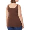 image:imageAmazon Essentials Womens SlimFit Thin Strap Tank TopDeep Brown