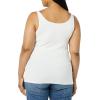 image:imageAmazon Essentials Womens SlimFit Thin Strap Tank TopLight Grey HeatherWhite