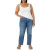image:imageAmazon Essentials Womens SlimFit Thin Strap Tank TopLight Grey HeatherWhite
