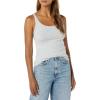 image:imageAmazon Essentials Womens SlimFit Thin Strap Tank TopLight Grey HeatherWhite