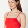image:imageAmazon Essentials Womens Squareneck OnePiece SwimsuitBright Poppy Red