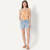 image:imageAmazon Essentials Womens Squareneck OnePiece SwimsuitRust Orange Abstract Palms