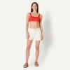image:imageAmazon Essentials Womens Squareneck Swim Bikini TopBright Poppy Red