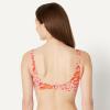 image:imageAmazon Essentials Womens Squareneck Swim Bikini TopBright Poppy Red Folk Floral