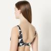 image:imageAmazon Essentials Womens Squareneck Swim Bikini TopCream Black Floral