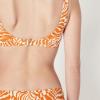 image:imageAmazon Essentials Womens Squareneck Swim Bikini TopRust Orange Abstract Palms