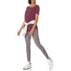 image:imageAmazon Essentials Womens Studio RelaxedFit Lightweight Crewneck TShirt Available in Plus SizeBurgundy Stripe