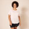 image:imageAmazon Essentials Womens Studio RelaxedFit Lightweight Crewneck TShirt Available in Plus SizeLight Pink