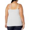 image:imageAmazon Essentials Womens Tank Top Camisole Pack Plus SizeCharcoal HeatherLight Grey Heather