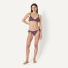 image:imageAmazon Essentials Womens Tie Side Bikini BottomBrick Red Lilac Leopard