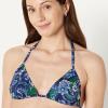 image:imageAmazon Essentials Womens Triangle Bikini TopDeep Blue Paisley