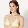 image:imageAmazon Essentials Womens Triangle Bikini TopLight Yellow
