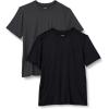 image:imageAmazon Essentials Mens Active Quick Dry Moisture Wicking Tech Stretch Lightweight ShortSleeve TShirtBlackHeather Graphite