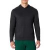 image:imageAmazon Essentials Mens Athletic Soft Performance Lightweight Gym Workout Hoodie SweatshirtSpace Dye Black