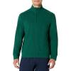 image:imageAmazon Essentials Mens Athletic Soft Performance Lightweight Zip Up Gym Workout JacketSpace Dye Green
