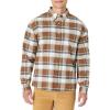 image:imageAmazon Essentials Mens Modern OversizedFit Cotton ButtonDown ShirtBrown Mint Country Plaid