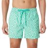 Light Blue Mint Green Sun Geo