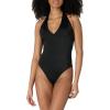 image:imageAmazon Essentials Womens Halter One Piece SwimsuitBlack