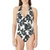 Cream Black Floral