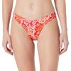 Bright Poppy Red Folk Floral
