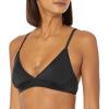 image:imageAmazon Essentials Womens LightSupport Triangle Bikini Swimsuit Top with Adjustable StrapsWashed Black