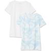 Blue Tie Dye/White