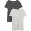 Charcoal Heather/Light Grey Heather
