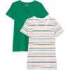 Green/White Stripe