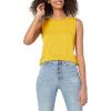 image:imageAmazon Essentials Womens RelaxedFit Sleeveless Muscle Tank TopDark Golden Yellow
