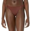 image:imageAmazon Essentials Womens Ruched Full Coverage Bikini BottomDeep Brown