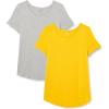 Light Grey Heather/Golden Yellow