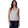 image:imageAmazon Essentials Womens SlimFit Ribbed Henley TankLight Grey Heather
