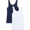 image:imageAmazon Essentials Womens SlimFit Scoop Neck Tank TopNavyWhite